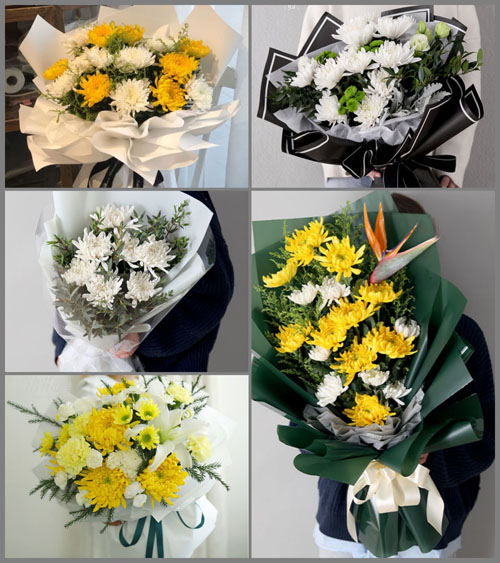 广东肇庆市高要区金渡镇平布村白事花束代送